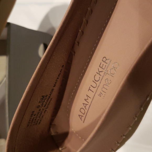 Me Too Woven Nubuck Leather WEDGE FLAT Comfort Loafer Slip-On NEW NIB Rosewood - Picture 12 of 12